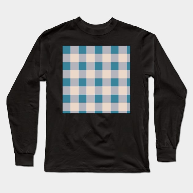 Wyatt Collection Gingham Long Sleeve T-Shirt by suzyhager